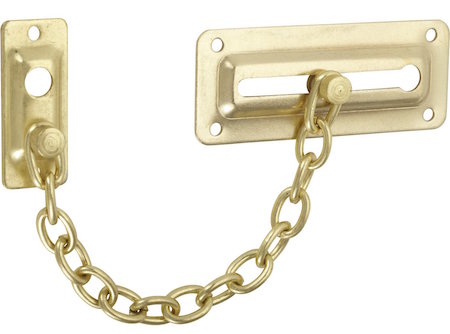 entrebâilleur de porte à chaîne pour sécuriser une entrée